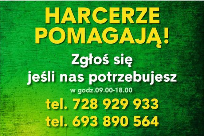 Harcerze przyjdą z pomocą