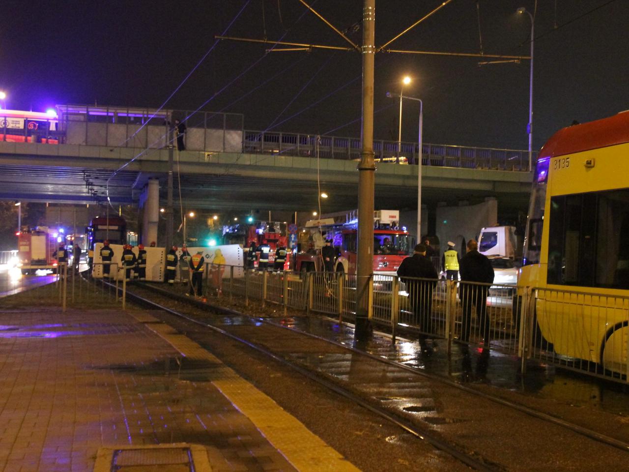 Desperat na wiadukcie