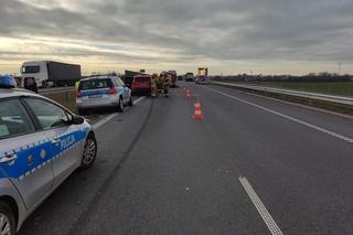 Wypadek na S5. Uderzył w niego kierowca ciężarówki, ale to poszkodowany trafi przed sąd