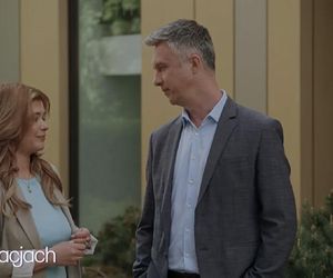 Pierwsza miłość po wakacjach nowy sezon. Artur Kulczycki (Łukasz Płoszajski), Berenika (Maria Konarowska)