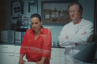 M jak miłość odc. 1825. Magda (Anna Mucha), lekarz kardiolog (Dariusz Dobkowski)