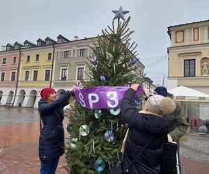  Zamojskie przedszkola i szkoły dekorowały choinki