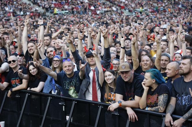 Koncert AC/DC w Warszawie (4.07.2025) - część druga. Organizatorem koncertu jest Live Nation