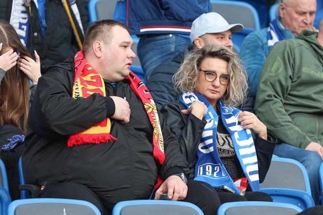 Kibice na Stadionie Śląskim podczas Wielkich Derbów Śląska (16.03.2024)