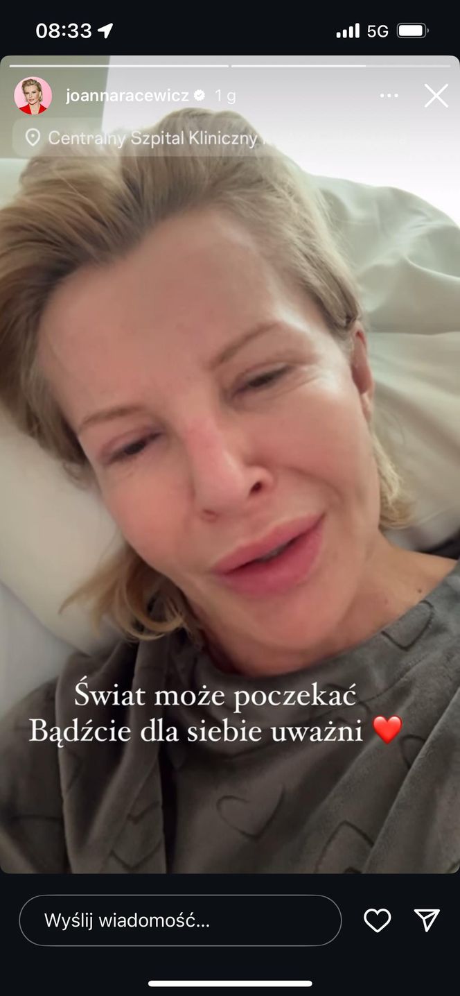 Joanna Racewicz w szpitalu!