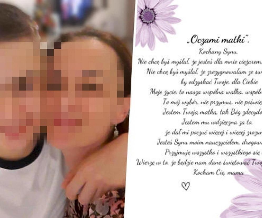 Jej syn usłyszał diagnozę dopiero po 13 latach. Obydwoje byli odsyłani z jednej poradni do drugiej