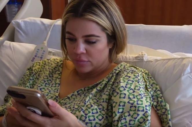 Khloe Kardashian na porodówce