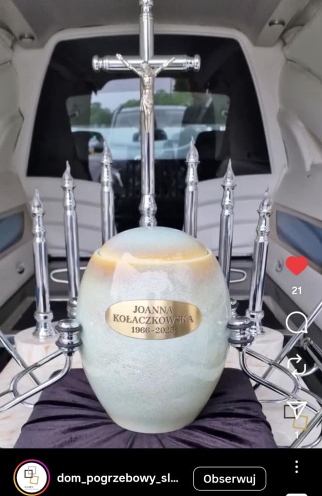Joanna Kołaczkowska - pogrzeb