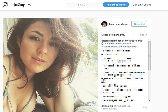 Katarzyna Cichopek pokazuje piersi na Instagramie