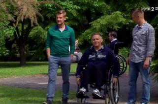 M jak miłość odc. 1168. Artur Rogowski (Robert Moskwa), Paweł (Rafał Mroczek), Piotrek (Marcin Mroczek)