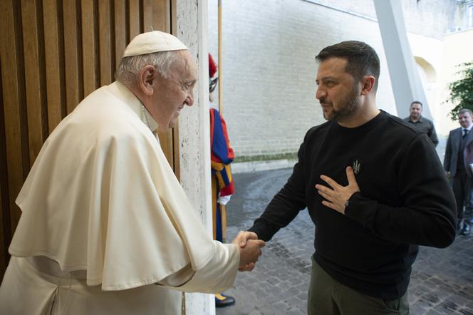 Władimir Zelenski u Papieża