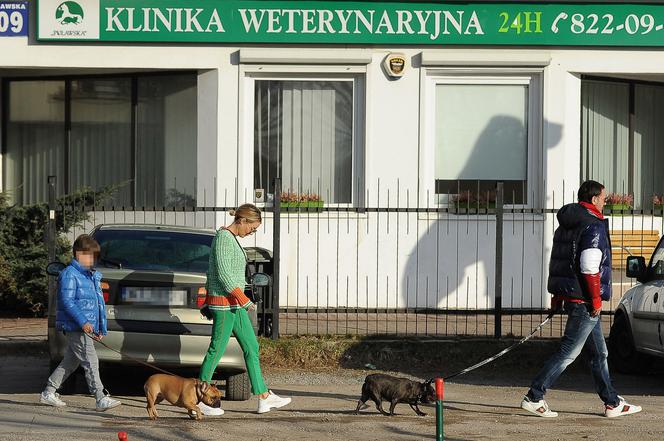 Rozenek odwiedziła pieska w szpitalu