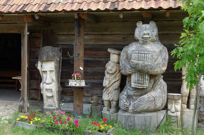 Kuligów - skansen i rzeka