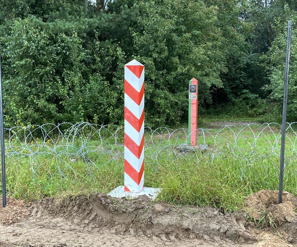 Usnarz Górny. Granica polsko-białoruska