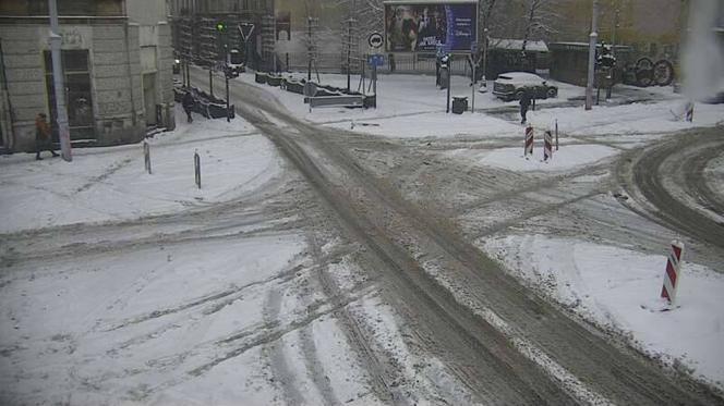 Bardzo trudne warunki na drogach w Łodzi