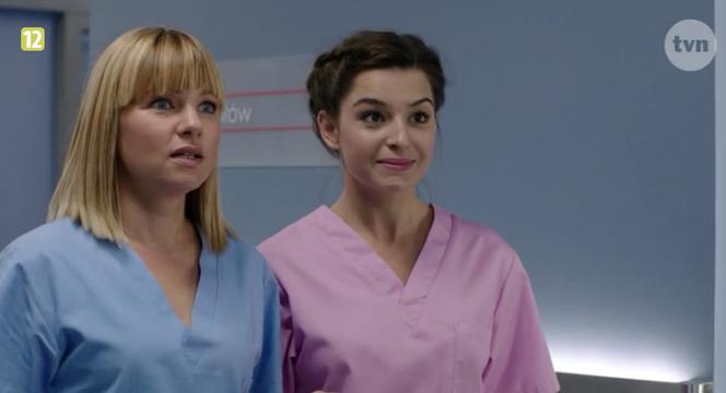 LEKARZE 2 sezon odcinek 9 (odc. 22). Sylwia (Katarzyna Bujakiewicz), Beata (Agnieszka Więdłocha)