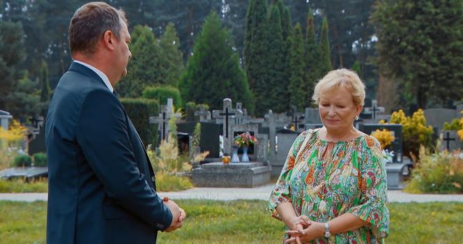 Barwy szczęścia, odc. 2782. Basia (Sławomira Łozińska), Artur Chowański (Jacek Rozenek)