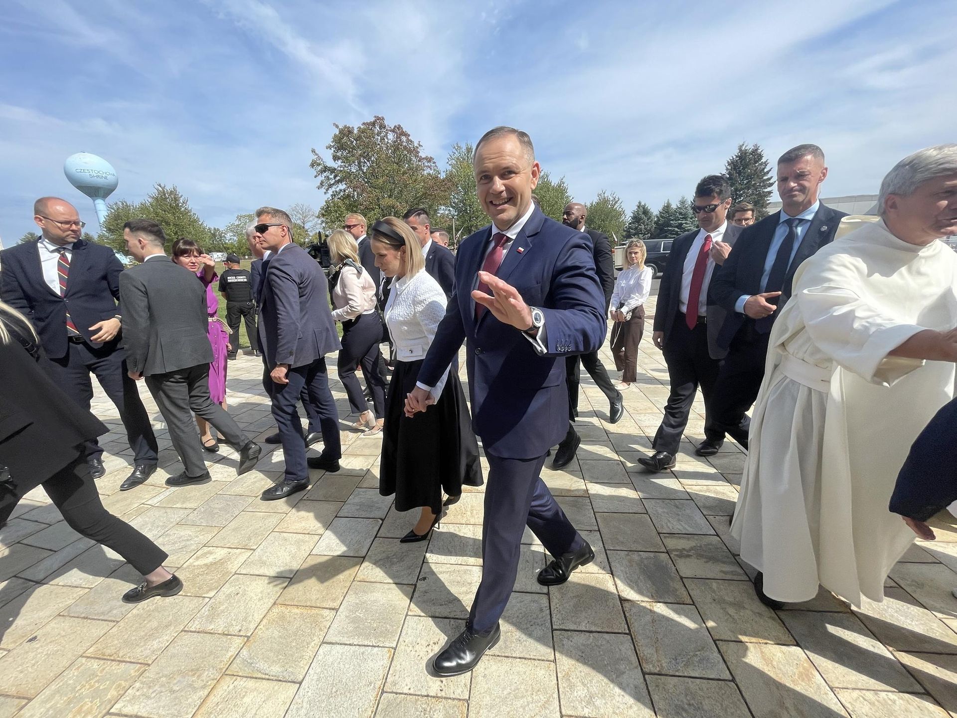 Polskie serca zabiły mocno w Ameryce. Karol Nawrocki powitany owacjami w Doylestown