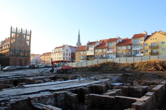 Wykopaliska w miejscu hotelu Arkona