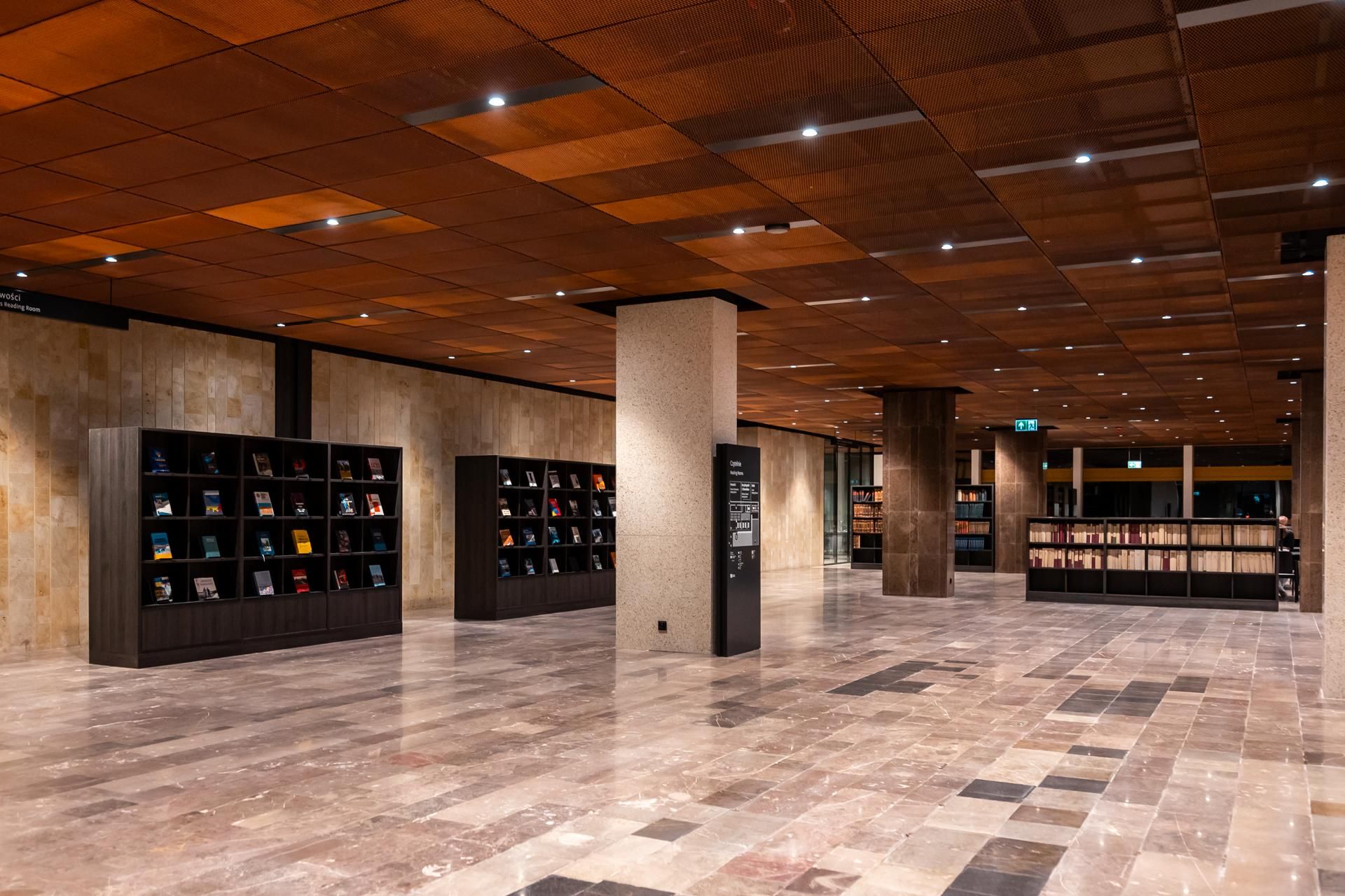 Biblioteka Narodowa w Warszawie. Wnętrza