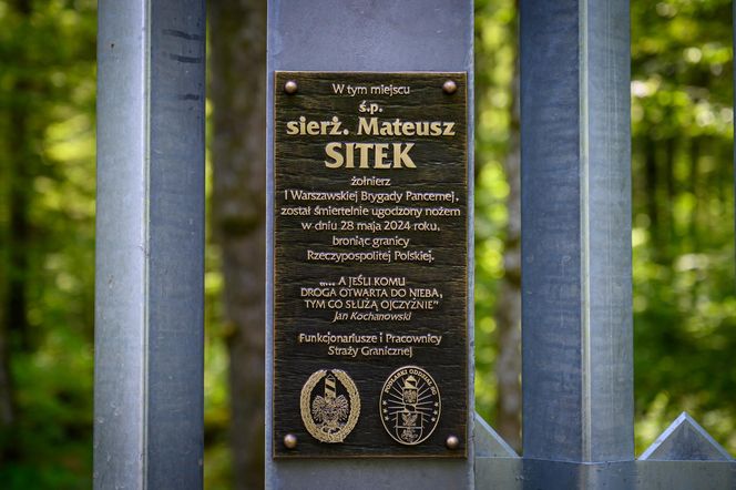 1. rocznica śmierci śp. sierżanta Mateusza Sitka