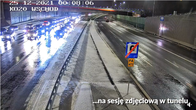 Nie uwierzysz, co kierowcy wyprawiają w nowym tunelu pod Ursynowem. Wszystko się nagrało