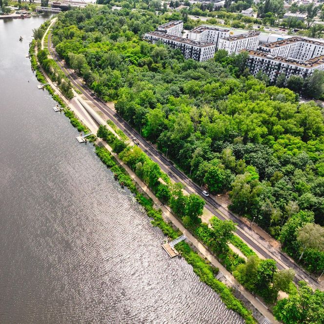 Budowa parku Żerańskiego w Warszawie (czerwiec 2025)