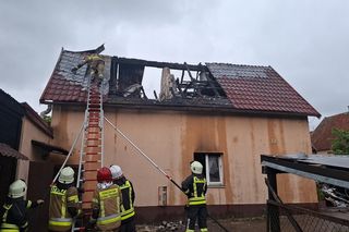 Pożar w Stawigudzie. Poparzona kobieta w szpitalu