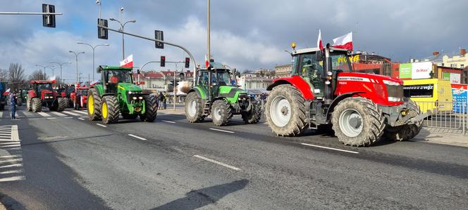 Protest rolników w Lublinie [GALERIA]