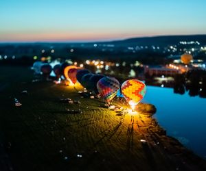 Balonowe Świętokrzyskie w Pińczowie. Nocne pokazy balonów skradły serca! Wielka fiesta zachwyciła tysiące!