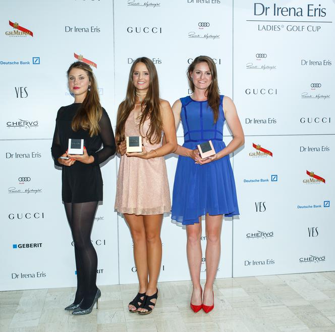 Katarzyna Selwent, Dominika Gradecka i Amanda Majsterek na Dr Irena Eris Ladies Golf Cup