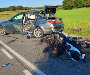 Śmiertelny wypadek w Sobiesękach - zginął 25-letni motocyklista