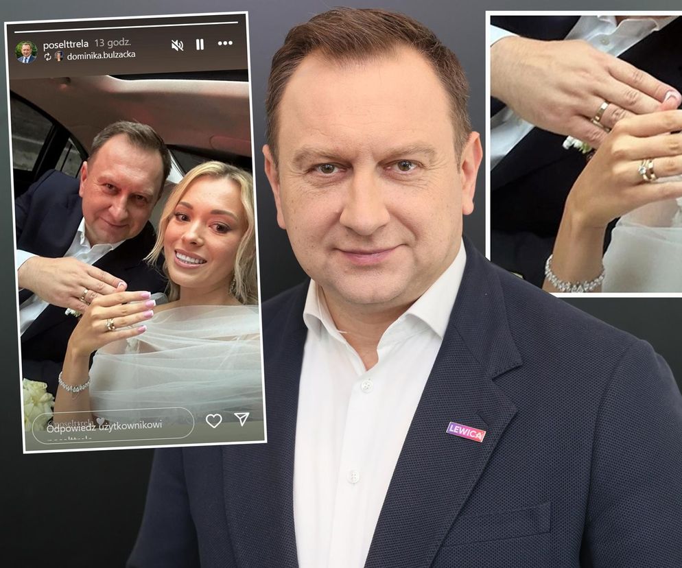 Tomasz Trela i jego żona Dominika