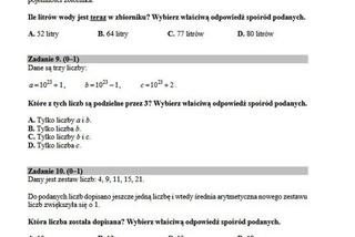 Egzamin gimnazjalny 2019 z matematyki