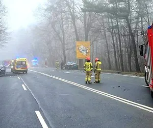 Karambol w Gliwicach na DK 88. W wypadku zderzyły się 4 samochody