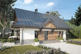 Tradycyjna architektura z nowoczesnymi dodatkami