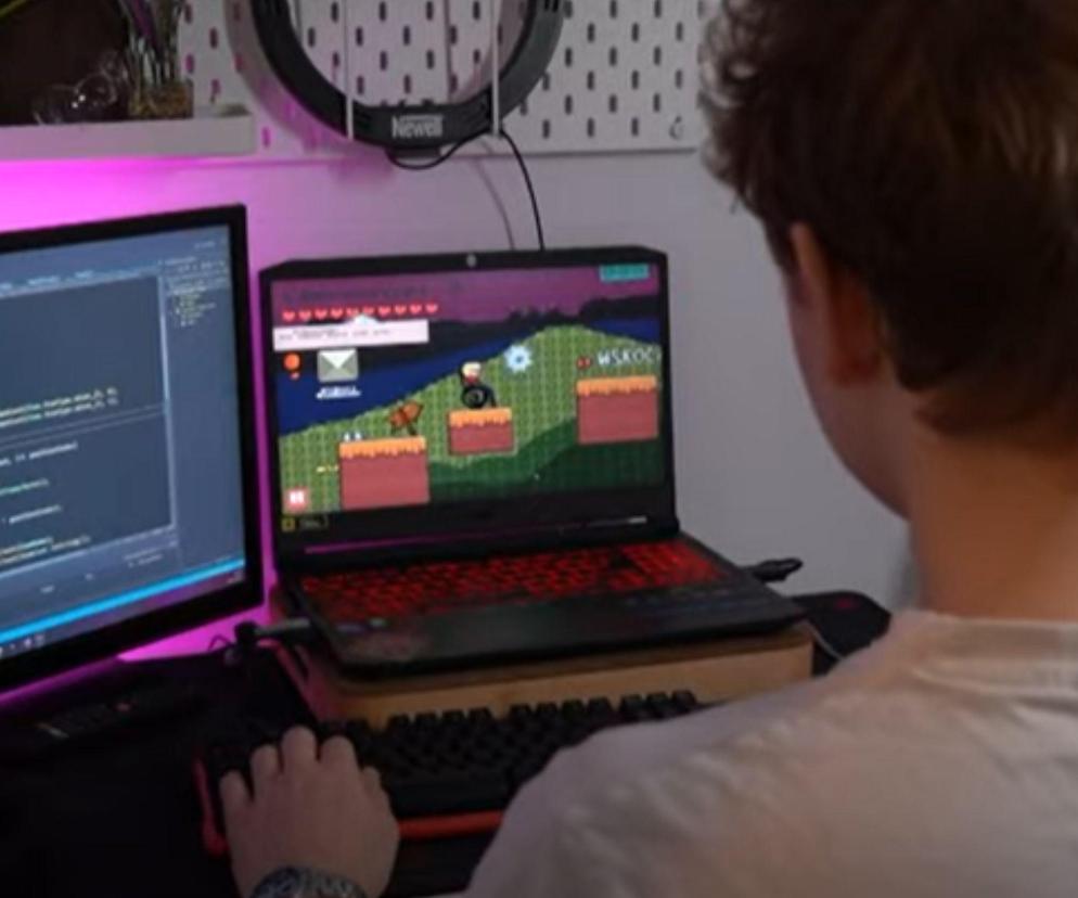 15-latek z Wrocławia stworzył grę komputerową. Jego inspiracją była chora młodsza siostra