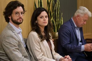 M jak miłość odc. 1874. Kasia (Paulina Lasota), Mariusz (Mateusz Mosiewicz)