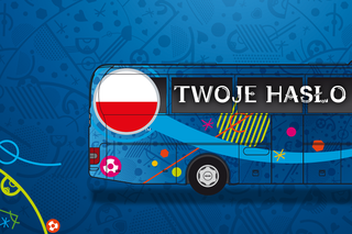 Euro 2016: Hasło Łączy Nas Piłka na autokarze reprezentacji Polski!