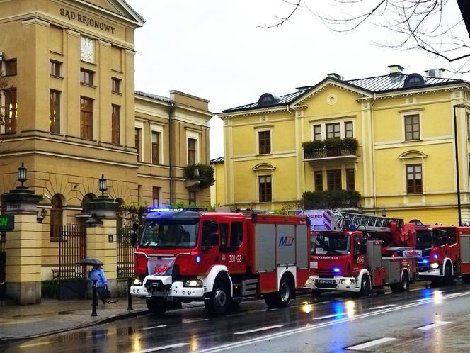 Alarm pożarowy w Sądzie Rejonowym w Lublinie