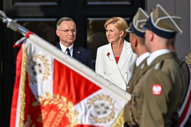 Agata Duda w bieli 