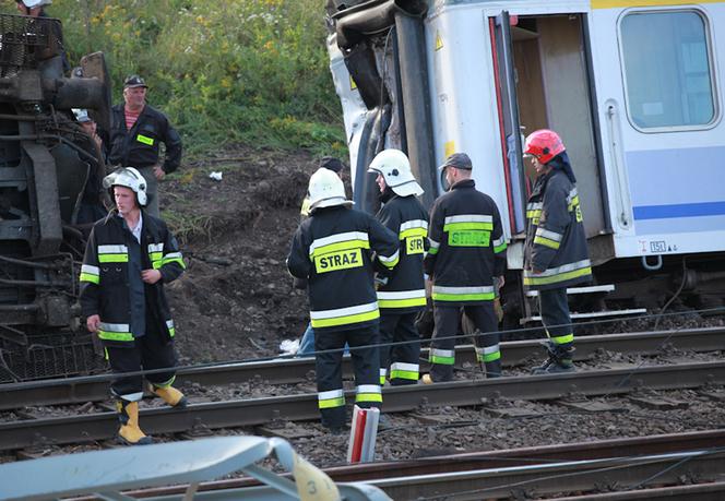 WYPADEK POCIĄGU Warszawa – Katowice w BABACH