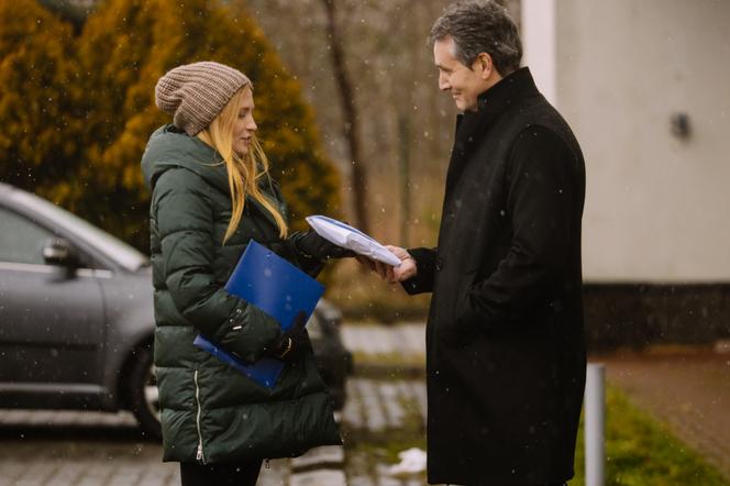 Na Wspólnej odc. 3444. Elżbieta (Paulina Chapko), Borys Orłow (Oleg Sawkin)