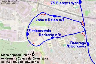 Zmiany w kursowaniu MZK w Zielonej Górze, styczeń 2023