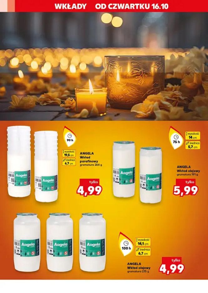 Ceny zniczy - Kaufland