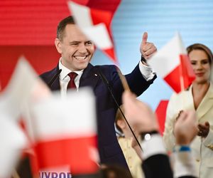 Rodzina Karola Nawrockiego na wieczorze wyborczym 