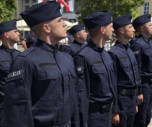 Ślubowanie nowych policjantów Śląskiej Policji