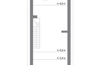 Projekt domu M225d Światła miasta - wariant IV z katalogu Muratora - wizualizacje, plany, rysunek, aranżacje