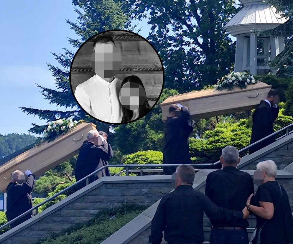 Tragedia w Starej Wsi. Pogrzeb Justyny i Zbigniewa. Rodzina pożegnała tragicznie zmarłe małżeństwo