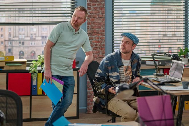 Na Wspólnej, odcinek 4039: Tymon (Łukasz Wójcik), Daniel (Michał Tomala)